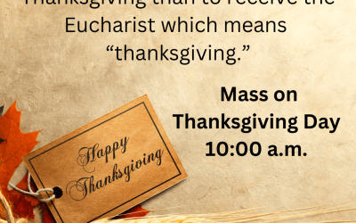 Thanksgiving Day Mass