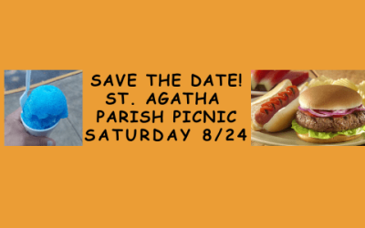 Save The Date For Our Parish Picnic, August 24, 2024